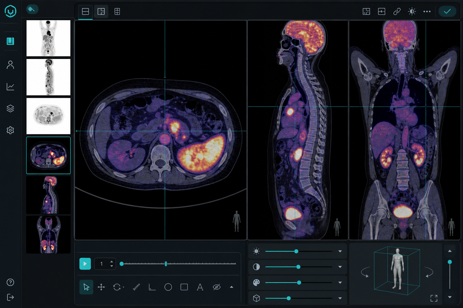 Tecvico medical imaging workflow interface