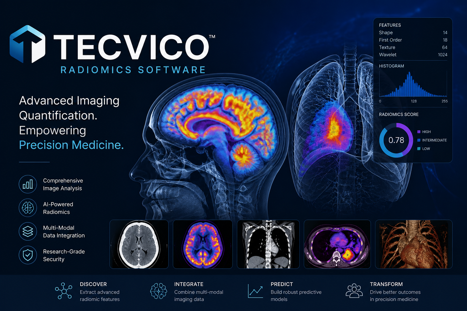 Tecvico radiomics workflow platform