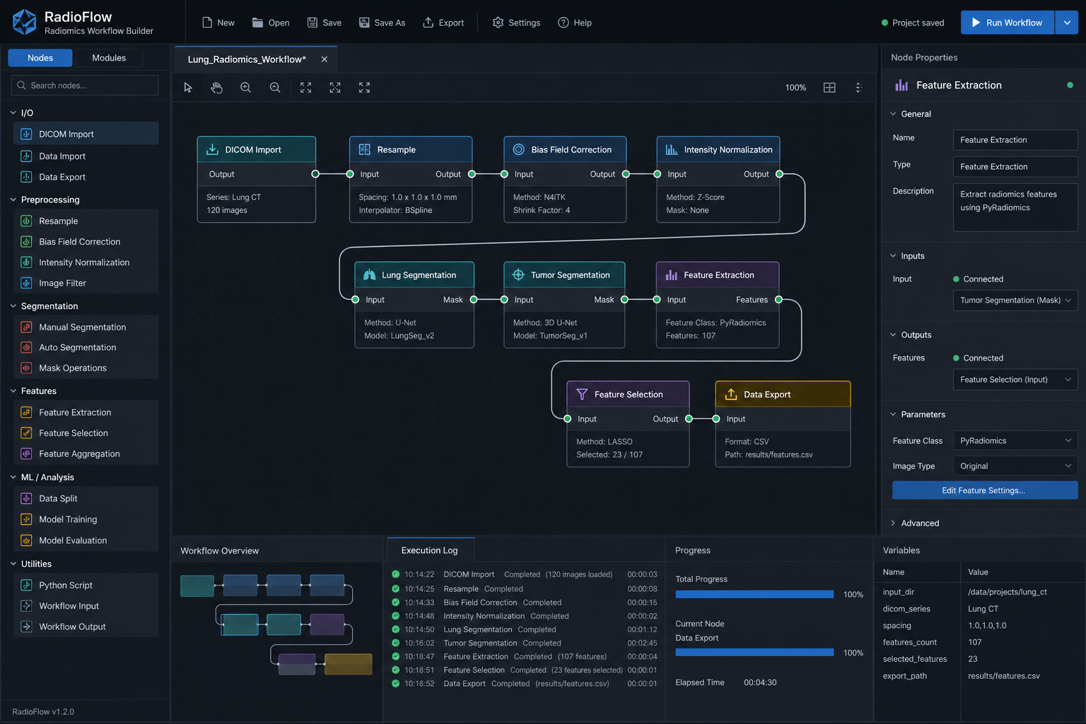Tecvico workflow builder interface